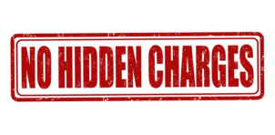 No hidden charges