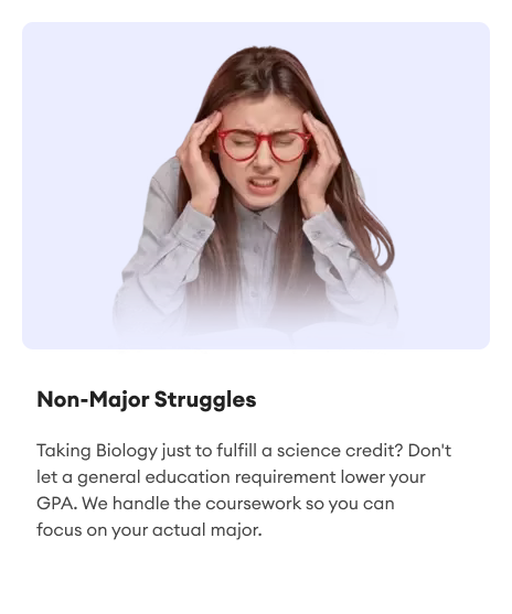 Non-Major Struggles